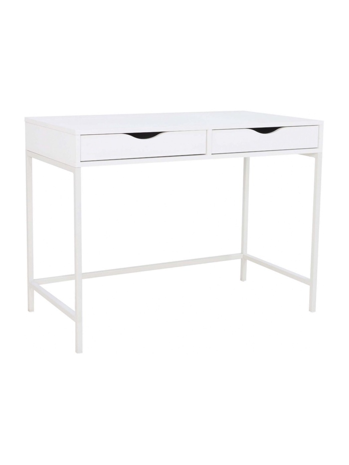 Стол письменный «Дейл», 1000×500×750 мм, цвет белый шёлк