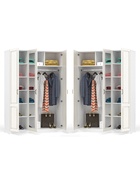 Шкаф прямой трёхстворчатый «Ливерпуль» с зеркалом, 1500×541×2203 мм, цвет белый / ясень ваниль - Фото 13