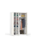 Шкаф прямой трёхстворчатый «Ливерпуль» с зеркалом, 1500×541×2203 мм, цвет белый / ясень ваниль - Фото 8