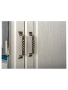 Шкаф прямой трёхстворчатый «Ливерпуль» с зеркалом, 1500×541×2203 мм, цвет белый / ясень ваниль - Фото 10