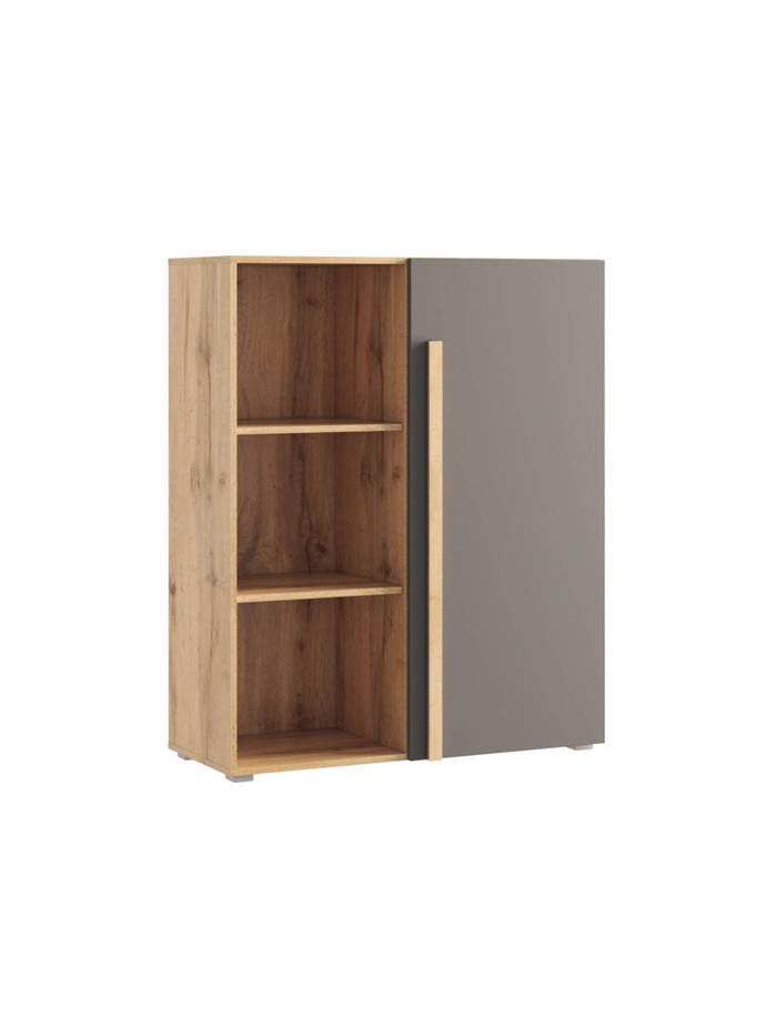 Стеллаж «Чернин», 1000×399×1220 мм, цвет дуб вотан/графит