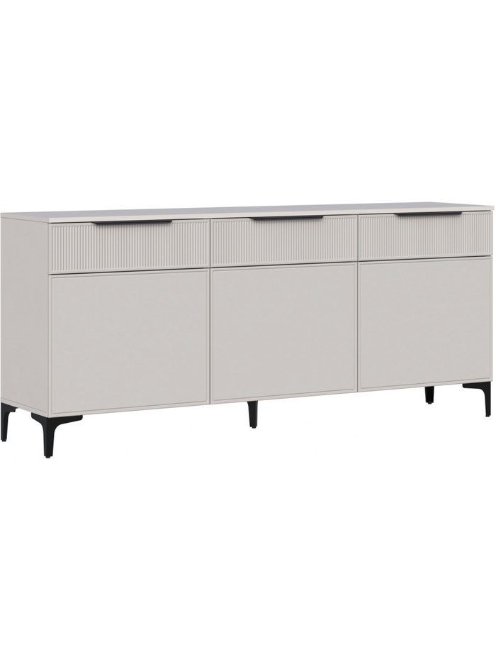 Тумба под ТВ напольная «Иадама», 3 двери, 1802×420×790 мм, цвет кашемир