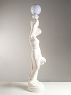 Фигура со светильником напольным «Гречанка», перламутр, 145/166×34×30 см - Фото 3