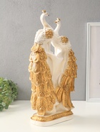 Фигура гипс «Две Жар-птицы», белый с золотом, 55×30×14 см - фото 809653743