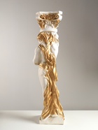Фигура гипс «Атлант», белый с золотом, 113×35×35 см - фото 809653754