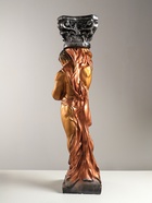 Фигура гипс «Атлант», под бронзу с золотом, 113.5×30×30 см - фото 809653759