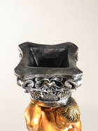 Фигура гипс «Атлант», под бронзу с золотом, 113.5×30×30 см - фото 809653761