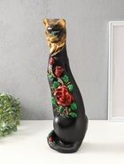 Копилка для денег «Кошка Маркиза с большой розой, 46×18×15 см - фото 809653775