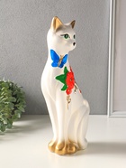 Копилка для денег «Кошка Светлана», гипс, белая, 36×15×11 см - фото 809653788