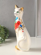 Копилка для денег «Кошка Светлана», гипс, белая, 36×15×11 см - фото 809653790