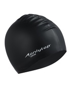 УЦЕНКА Шапочка для плавания взрослая ONLYTOP, силиконовая, 46 г, обхват 54-60 см, чёрная - Фото 4