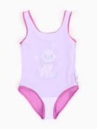 Купальник слитный для девочки, розовый, рост 98-104 - фото 809653882