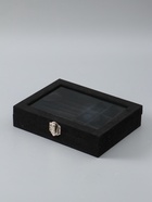 УЦЕНКА Шкатулка, 8 полос, 9 ячеек, 20×15×4,5, цвет чёрный - Фото 3