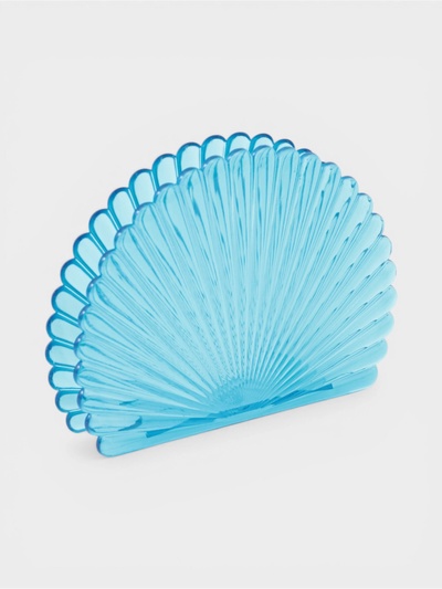 Салфетница «Павлин», пластик, 13×10×2.5 см, МИКС