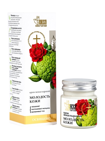 Крем-мазь на маклюре «Молодость кожи» «Монастырская лавка» пластик, 40 мл