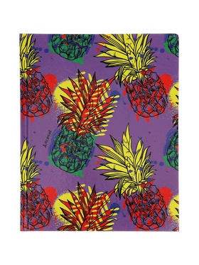 Дневник универсальный «Цветные ананасы» 1-11 класс, 40 листов, глянцевая ламинация, твёрдый переплёт