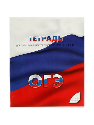 Тетрадь 48 листов в клетку «Для подготовки к ОГЭ»