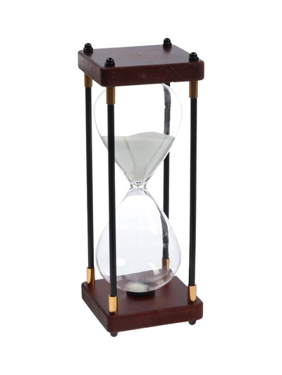 УЦЕНКА Песочные часы "Бесконечность", на 30 минут, 25 х 9.5 см, песок белый