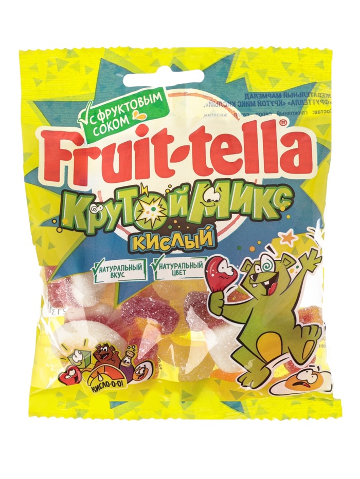 Мармелад фрутелла крутой микс кислый 70г