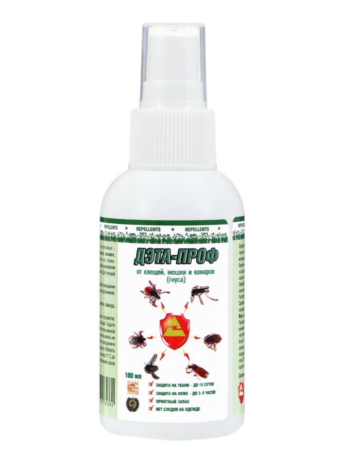 Спрей от комаров «Дэта-проф» 100 мл