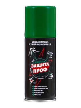 Аэрозоль от насекомых репеллентный «Защита Проф» (DEET 15%) 140 мл