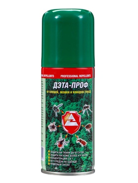 Аэрозоль для защиты от комаров «Дэта-Проф» 3 в 1, 140 мл