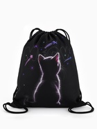 Мешок для обуви «Котик» Stavia, 43.5×1×36 см, чёрный - фото 809654812