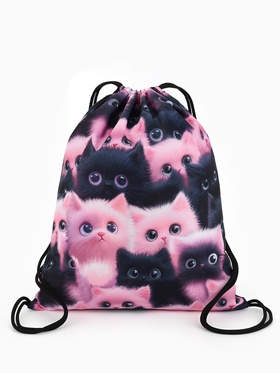 Мешок для обуви «Пушистики» Stavia, 43.5×1×36 см, разноцветный