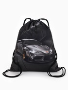 Мешок для обуви «Скорость» Stavia, 43.5×1×36 см, чёрный - фото 809654818