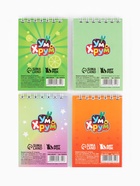 Блокноты А7, 32 листа, в клетку, на скрепке, 4 штуки, «Ум и Хрум» МИКС - Фото 5