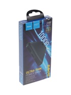 УЦЕНКА Внешний аккумулятор Hoco J100, 10000 мАч, 2 USB, 2 А, дисплей, чёрный - Фото 4