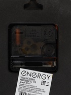 УЦЕНКА Часы настенные ENERGY ЕС-118, интерьерные, d=27.9 см, плавный ход, черные - Фото 4