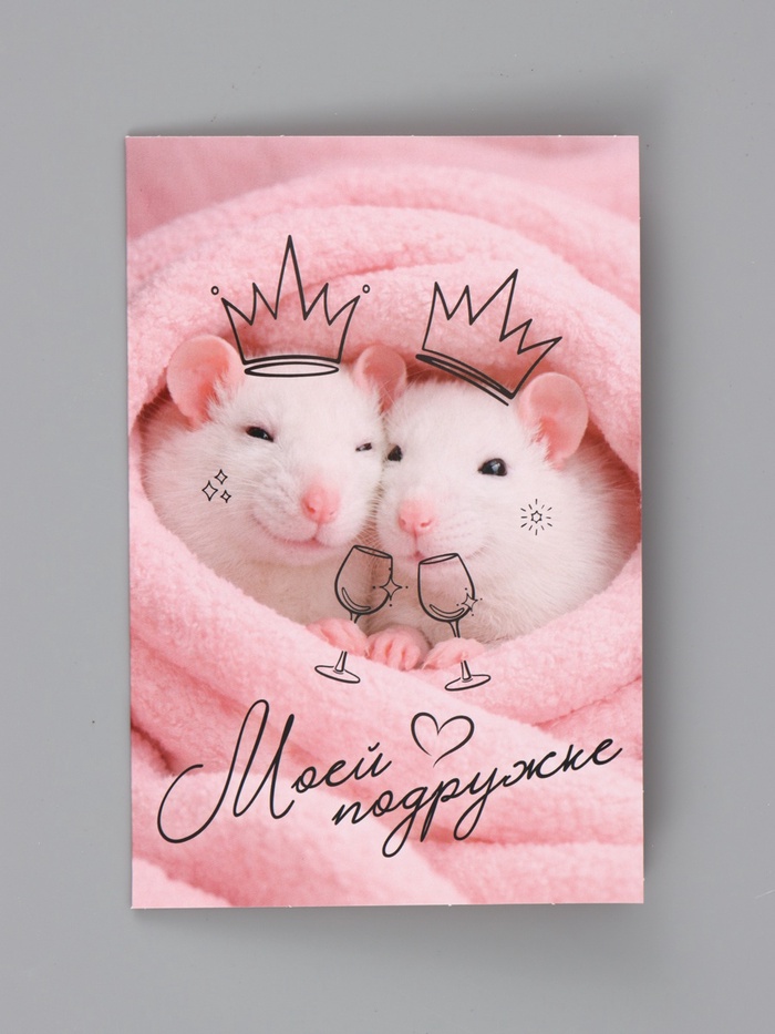 Открытка «Подружке», 12×18 см - Фото 1