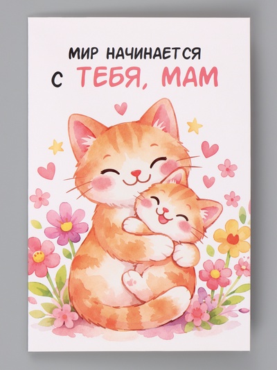 Открытка «Поздравляю, мама», 12×18 см