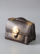 УЦЕНКА Копилка "Барсетка" коричневая, 17х10х14см - Фото 4