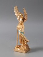 УЦЕНКА Сувенир полистоун «Богиня Фемида с крыльями - Правосудие» сливки с золотом 6×11×25 см 1103297 - Фото 4