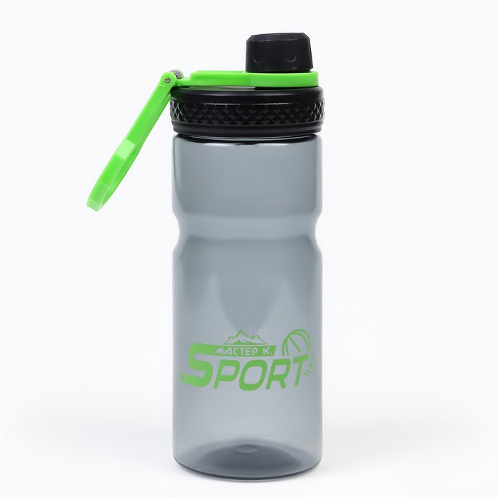 УЦЕНКА Бутылка для воды «Мастер К», 760 мл, 22.5×7.5 см, серая - Фото 1