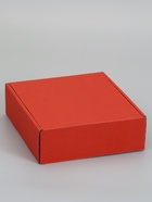 Коробка самосборная, красная, для подарков, хранения и отправки посылок, 21×21×7 см 6914772 - Фото 2
