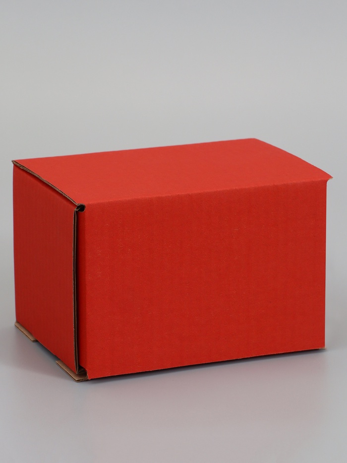 Коробка самосборная, красная, 17 x 12 x 10 см