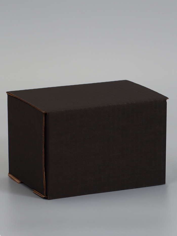 Коробка самосборная, черная, для подарков, хранения и отправки посылок, 17×12×10 см