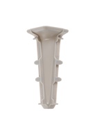 Угол внутренний для плинтуса «Деконика», 70 мм, цвет 002 светло-серый, 2 шт. - Фото 3