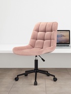 Компьютерное кресло «Честер», 500×600×800 мм, цвет розовый/чёрный - Фото 3