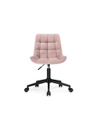 Компьютерное кресло «Честер», 500×600×800 мм, цвет розовый/чёрный - Фото 4