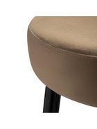 Стул барный Plato, без спинки, велюр, цвет темно-бежевый - Фото 11
