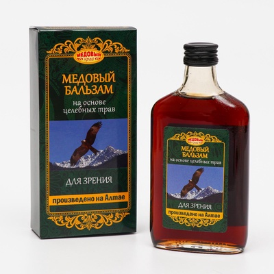 УЦЕНКА Медовый бальзам алтайский Для зрения, 250 мл