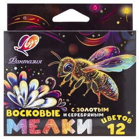 Мелки восковые 12цв Луч 