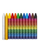 Мелки восковые 12 цветов «Луч: Фантазия», круглые, золото + серебро - Фото 2