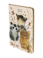 Еженедельник недатированный Bruno Visconti: love me, А5, на резинке - Фото 1