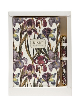 Ежедневник недатированный Bruno Visconti «Ирисы», А6, в подарочной коробке, с ручкой