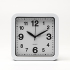 УЦЕНКА Часы - будильник настольные «Классика», с подвесом, дискретный ход, d=12.5 см, 15×15 110339 - Фото 1
